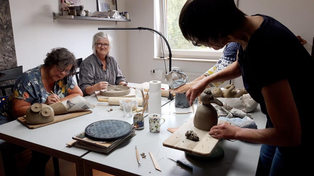 Foto aus dem Atelier von Ulrike Weiß