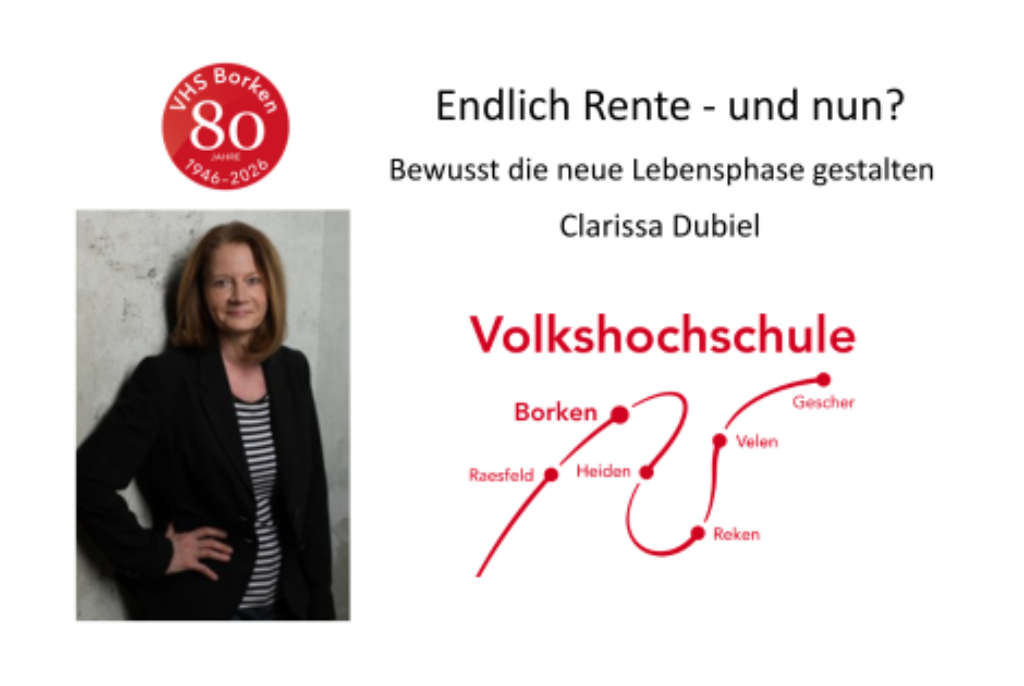 Zeigt die Dozentin der Veranstaltung Clarissa Dubiel